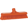 Balai lave-pont fibres dures alimentaire PLP 30,5cm orange Vikan photo du produit