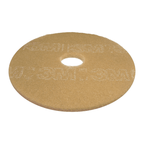 Disque beige 3M pour autolaveuse et monobrosse Ø406mm photo du produit front L
