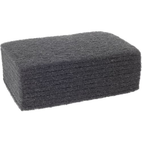 Tampon abrasif noir eco Prodifa photo du produit front L