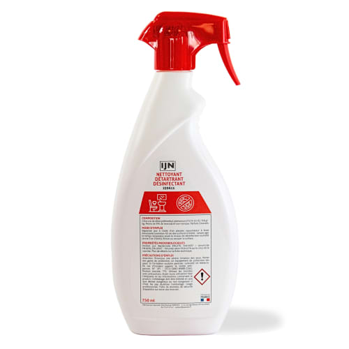 Nettoyant détartrant désinfectant sanitaires IJN pulvérisateur de 750ml photo du produit front L