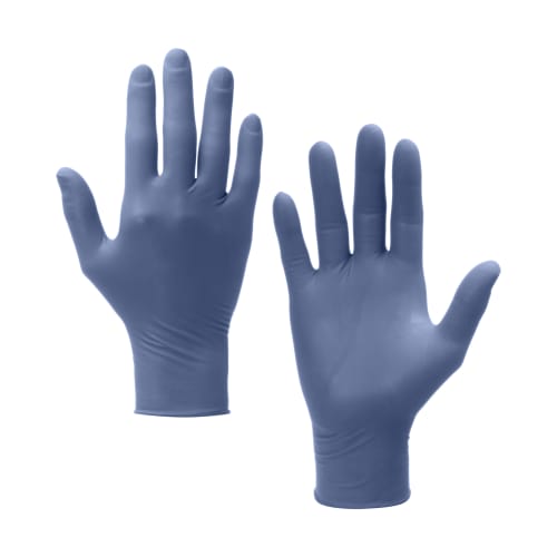 Gant de protection chimique nitrile Kimtech Opal bleu 24cm taille XL photo du produit Side View L