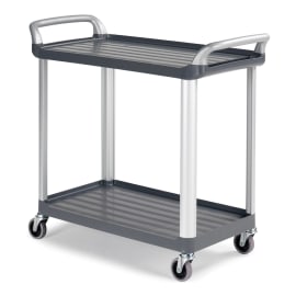 Chariot de service Silver 2 plateaux gris Filmop photo du produit