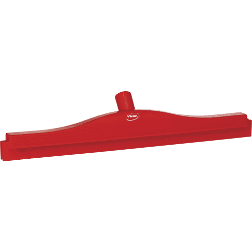 Raclette double lame alimentaire PLP caoutchouc 50cm rouge Vikan photo du produit front L