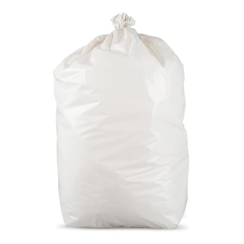 Sacs poubelle 110L blanc 40µ lien classique Paredes photo du produit