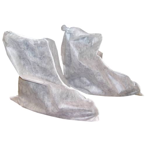 Chaussette à usage unique Poligard Indutex PLP 30g/m² blanc élastique mollet taille M photo du produit front L
