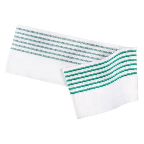Bandeau microfibre Ultimate Dispomop lignée vert 50 x 11,5 cm Decitex photo du produit front L