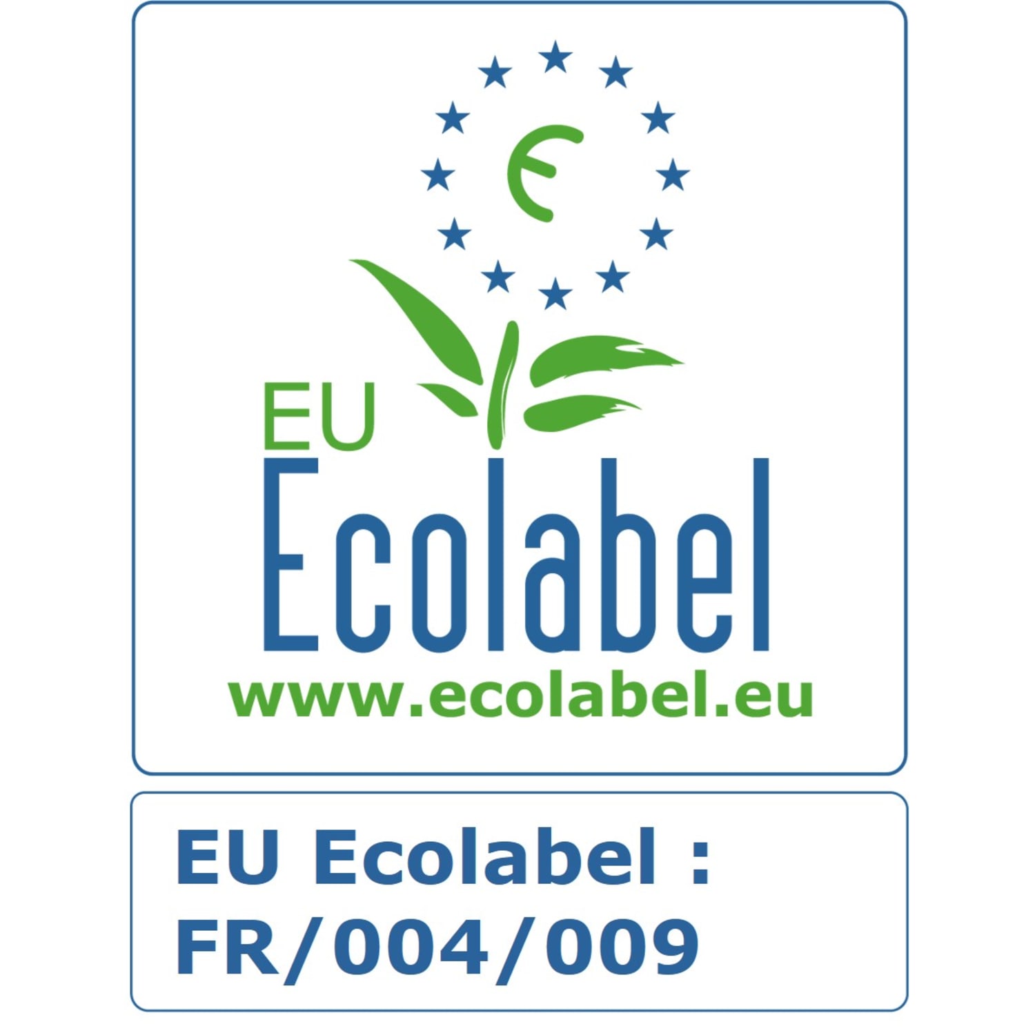 Essuie-mains plié 2 plis 21 x 25,3 cm certifié Ecolabel photo du produit Back View ZOOM