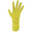 Gant de ménage latex flocké coton jaune taille S (6/7) Sempermed photo du produit