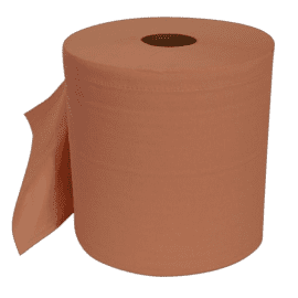 Bobine d'essuyage chamois 2 plis 1500 formats 19,5 x 25 cm certifié Ecolabel  Paredes