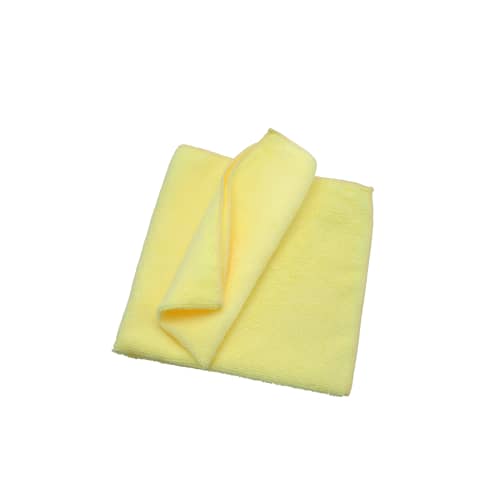 Essuyage microfibre T200 jaune 40 x 40 cm Decitex photo du produit front L
