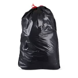 Sacs poubelle 100L noir 34µ lien coulissant Paredes