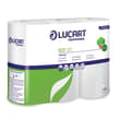 Papier toilette petit rouleau blanc 2 plis 320 feuilles 9,8 x 11,3 cm certifié Ecolabel Lucart photo du produit