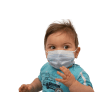 Masque de soins pédiatrique OP-AIR KID Kolmi Bleu (1-5 ans) type II à élastiques photo du produit back S