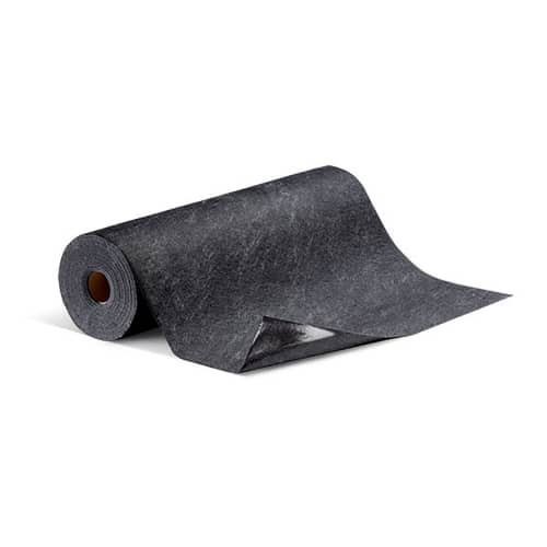 Tapis absorbant et adhésif en rouleau pré-découpé Pig® Grippy® gris double épaisseur 91 cm x 15,3 m photo du produit front L