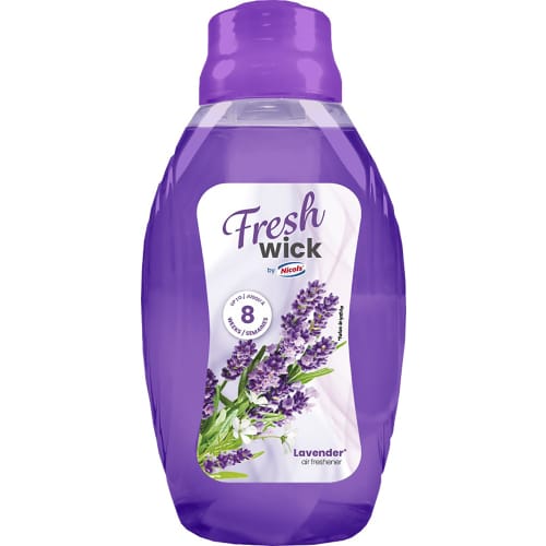 Désodorisant mèche lavande Nicols flacon de 375ml photo du produit front L