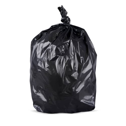 Sac poubelle PE BD 200L noir 65µm sans lien Paredes photo du produit front L