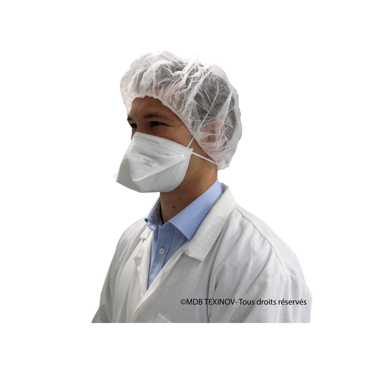 Masque FFP2 EPI TexiShield® - Certifié norme EN 149:2001+AC:2009