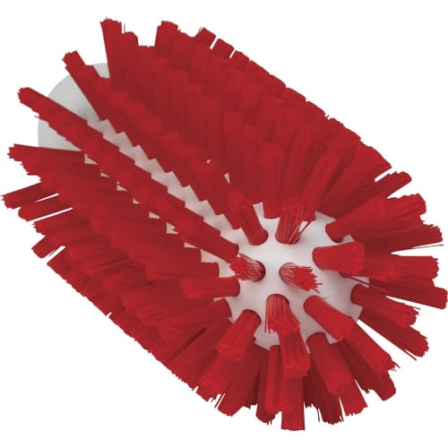 Brosse cylindrique fibres dures alimentaire PLP Ø6,3cm rouge Vikan photo du produit front L