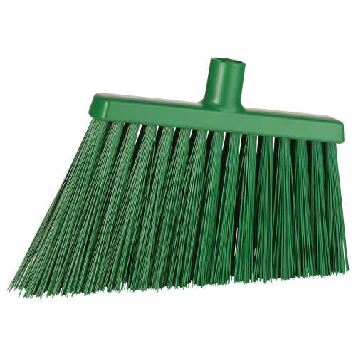 Balai biseauté fibres dures alimentaire PLP 29cm vert Vikan photo du produit front L