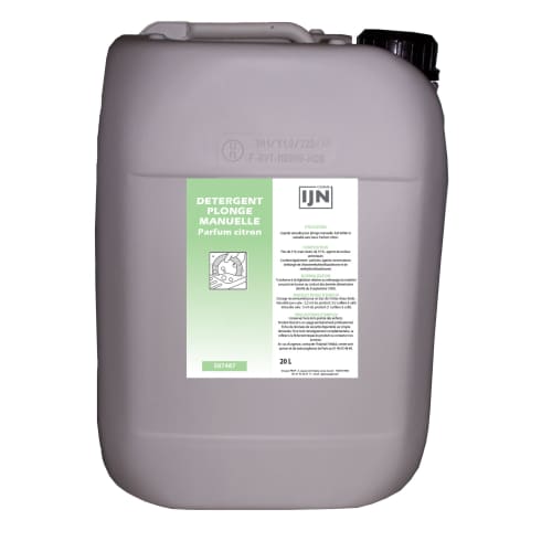 Détergent plonge manuelle bidon de 20L IJN photo du produit front L