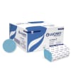 Essuie-mains pliés Z bleu paquets de 200 formats 20 x 24 cm Lucart photo du produit