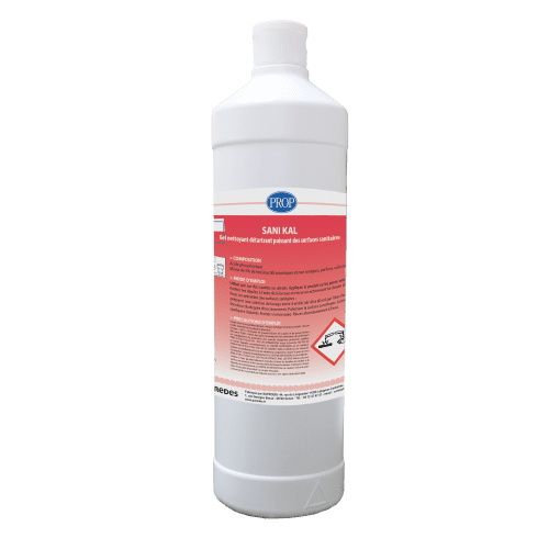 Gel nettoyant détartrant sanitaires PROP Sani Kal flacon de 1L photo du produit front L