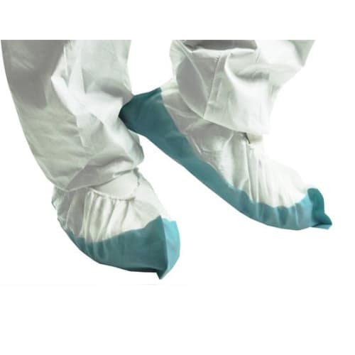 Surchaussure Safefeet Isoguard PLP 35g/m² relargage limité semelle PE 80µm blanc/bleu 40cm photo du produit