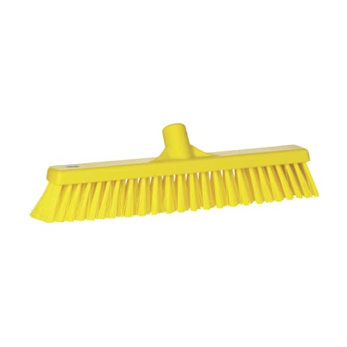 Balai fibres mixtes alimentaire PLP 41cm jaune Vikan photo du produit front L