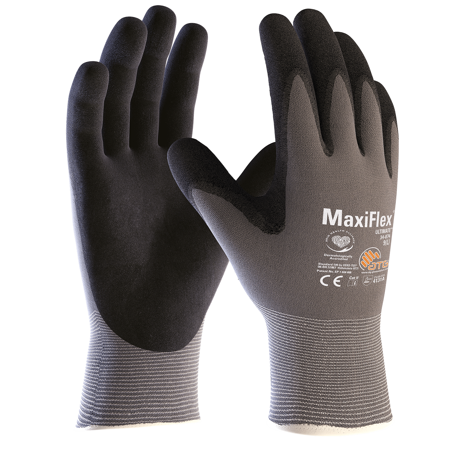 Gants de manipulation ATG MaxiFlex Ultimate 34-874 taille 8 photo du produit