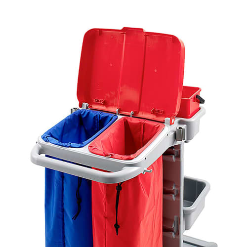 Insert support sac 2x60L PLP gris Filmop photo du produit front L