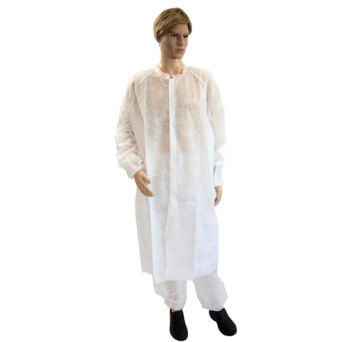 Blouse de laboratoire Poligard Indutex PLP 40g/m² taille XXXXL photo du produit front L