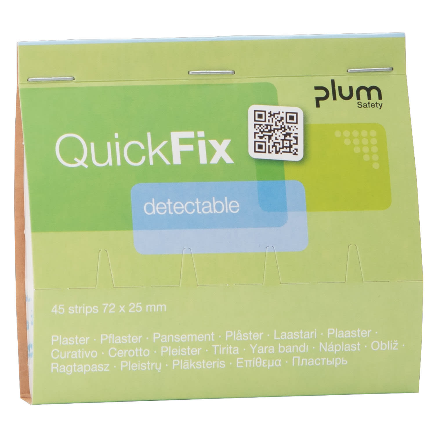 Recharge pansements détectables Plum pour distributeur QuickFix (916503) photo du produit