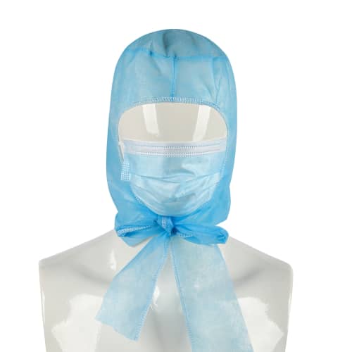 Cagoule PP 25g/m² bleu TU Paredes Access photo du produit front L