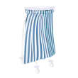 Sac à linge 65L 170g/m² rayé bleu Filmop photo du produit