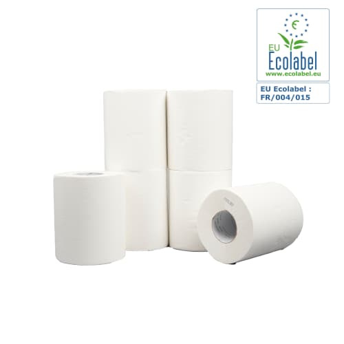 Essuyage dévidage central Paredes blanc 450 feuilles 18,2 x 20 cm Ecolabel photo du produit front L