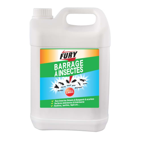 Insecticide Fury Barrage à Insectes bidon de 5L photo du produit front L