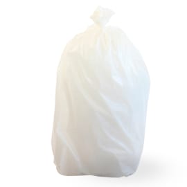 Sac plastique PE BD 320 x 950 mm blanc 45µm photo du produit