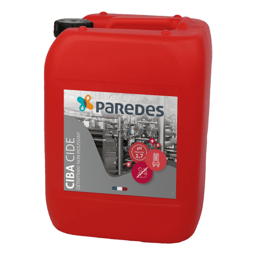 Détartrant acide pour circuits Paredes Ciba Cide bidon de 23Kg photo du produit front L