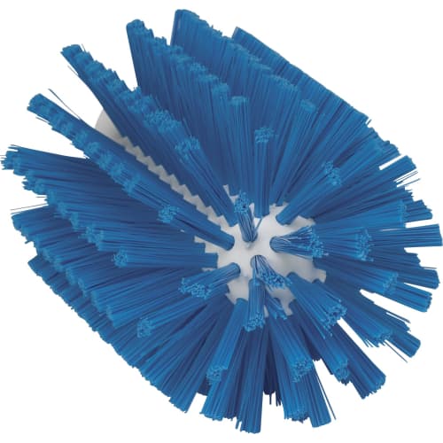 Brosse cylindrique fibres médium alimentaire PLP Ø9cm bleu Vikan photo du produit front L