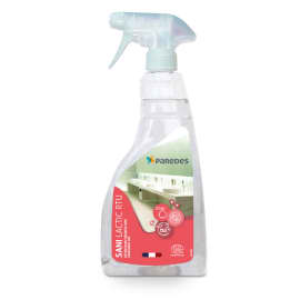 Détartrant désinfectant Ecocert Paredes SANI LACTIC RTU pulvérisateur de 750ml