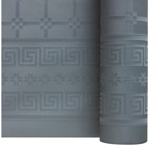 Nappe de table papier damassé Manufacture de l'Éphémère 1,20 x 50 m béton photo du produit front L