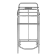 Support mobile inox à pédale 2 roues pour fûts plastique VAT5 30, 50 et 60 L photo du produit
