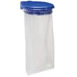 Support sac mural métal avec couvercle 110L bleu Rossignol photo du produit