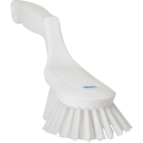 Brosse à main fibres dures alimentaire PLP 33cm blanc Vikan photo du produit front L