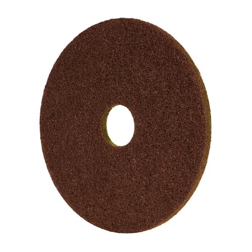 Disque terre de sienne 3M pour autolaveuse et monobrosse Ø432mm photo du produit front L