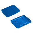 Couvercle pour support sac 120L PLP bleu Filmop photo du produit