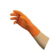 Gant de protection chimique nitrile PROP Topfirm 300 orange non poudré 27cm taille M (7/8) photo du produit