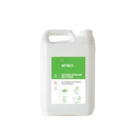 Nat'multi détergent dégraissant certifié ECOCERT bidon de 5L HTS Bio