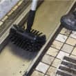 Brosse à cuve fibres dures alimentaire PLP 20,5cm bleu Vikan photo du produit back S