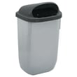 Corbeille murale plastique 50L gris photo du produit